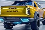 Doosan DX Pickup 2026 estilo superior con capacidad de carga extrema