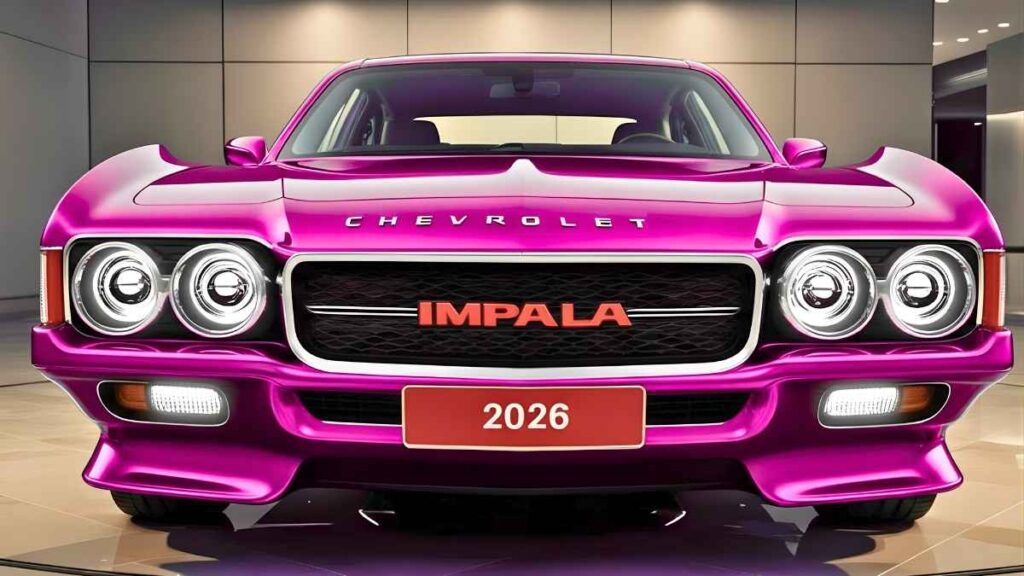 Interior del Chevrolet Impala 2026 Tecnología Futurista y Confort Premium