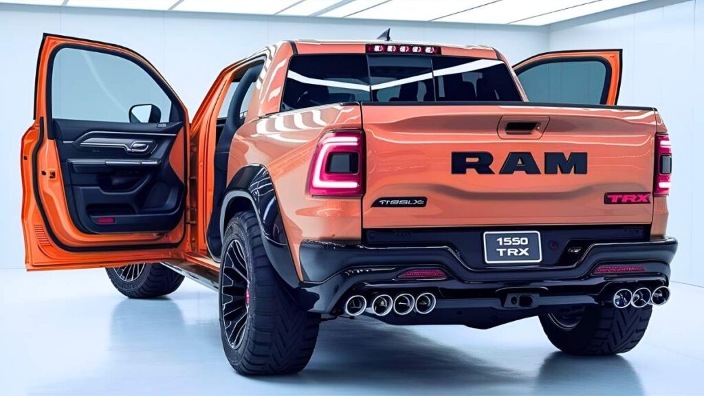 RAM 1500 TRX 2026 potencia extrema y diseño moderno en la legendaria pick-up