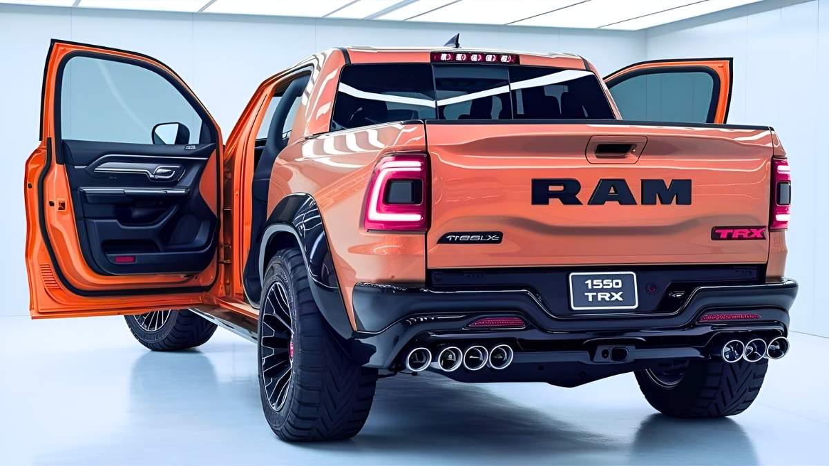 RAM 1500 TRX 2026 potencia extrema y diseño moderno en la legendaria pick-up
