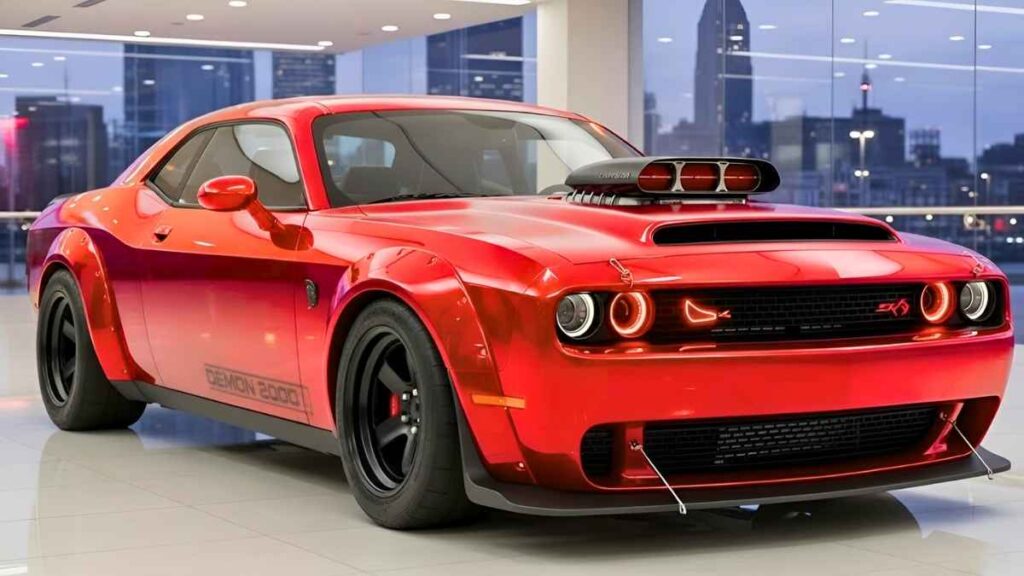 Dodge Challenger SRT Demon 170 2026 El demonio americano que desafía la carretera