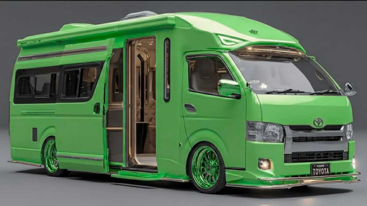 Interior de la Toyota Motorhome 2026 Un Apartamento de Lujo sobre Ruedas