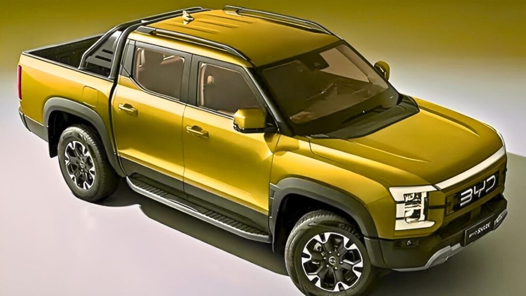 BYD Shark Hybrid Pickup diseño moderno y rendimiento sostenible